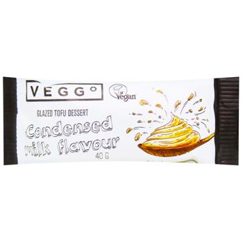 Батончик Veggo со вкусом сгущенки в какао глазури 40г
