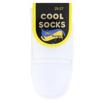 Cool Socks Unisex Socks s.25-27 White