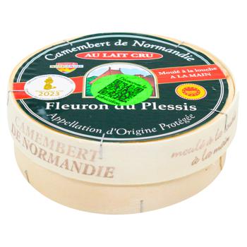 Fleuron Du Plessis Camembert de Normandie Aop Cheese 250g - buy, prices for WINETIME - photo 1