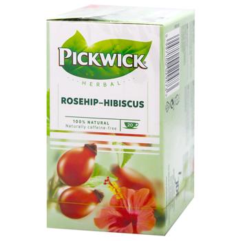Чай травяной Pickwick Шиповник-гибискус 2,5г*20шт