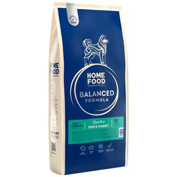 Home Food Dry Food with Fish and Rabbit for Adult Dogs of Medium Breeds 10kg - buy, prices for MasterZoo - photo 1