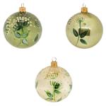 Koopman Light Christmas Ball with Flowers 8cm in Assortment