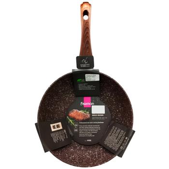 Fissman Magic Brown Deep Frying Pan with Non-Stick Coating 24x7.7cm - buy, prices for Vostorg - photo 2