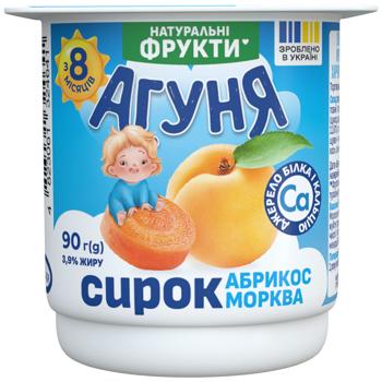 Творог Агуня Абрикос-морковь 3,9% 90г - купить, цены на КОСМОС - фото 3