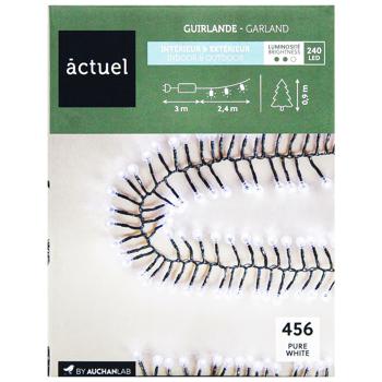 Гірлянда Actuel Кульки 1см 240LED білий 9 програм 5,4м - купити, ціни на - фото 2