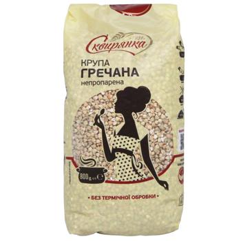 Skvyrjanka Not Steamed Buckwheat 800g - buy, prices for COSMOS - photo 1