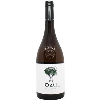 Вино Ozu by Otazu Chardonnay біле сухе 13% 0,75л - купити, ціни на WINETIME - фото 1