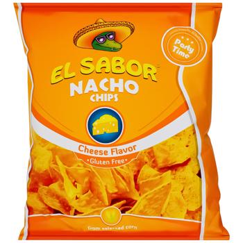 El Sabor Nacho Chips with Cheese Flavor 225g