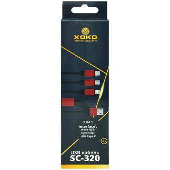 Xoko USB Cable SC-320 1.2m - buy, prices for Auchan - photo 1