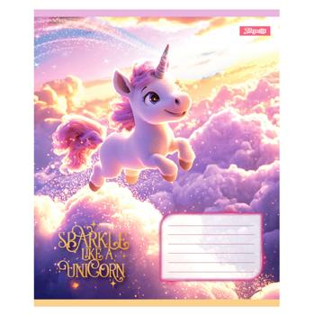 Тетрадь Yes Unicorn в клетку 12 листов в ассортименте - купить, цены на - фото 6