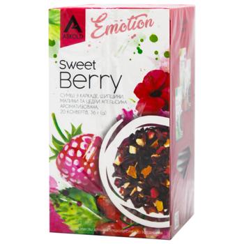 Чай Askold  Sweet Berry каркаде, шипшина, малина 20*1.8г - купити, ціни на За Раз - фото 1