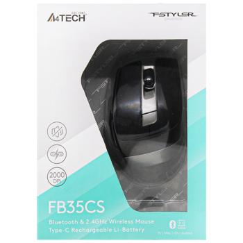 Мышь A4Tech FB35CS Smoky Grey беспроводная - купить, цены на Auchan - фото 2
