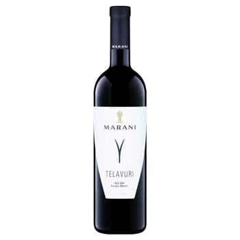 Marani Telavuri Red Dry Wine 12% 0.75l - buy, prices for AlcoHub - photo 1