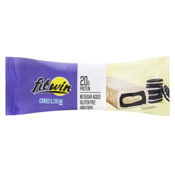 FitWin Cookies and Cream Protein Bar 60g