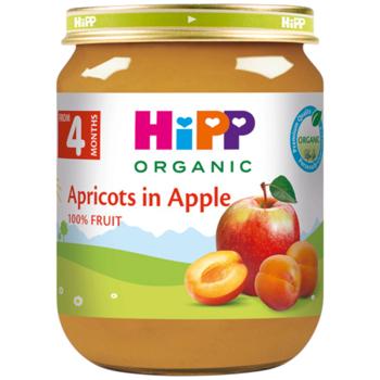 Hipp Organic Apricots in apple fruity Puree 125g - buy, prices for Auchan - photo 1