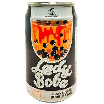 Напій чайний Madam Hong Lady Boba Bubble Tea з коричневим цукром 0,315л - купити, ціни на - фото 2