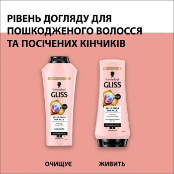 Gliss Split Hair Miracle For Damaged Hair And Split Ends Balsam 200ml - buy, prices for NOVUS - photo 7