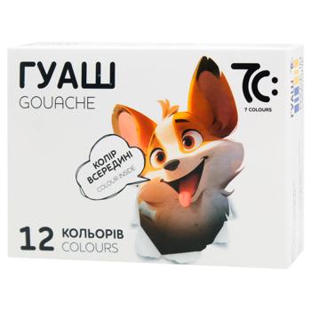 Краски гуашевые Гамма 10мл*12 цветов - купить, цены на Идеал - фото 1