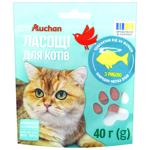 Delicacy Auchan fish 40g Ukraine
