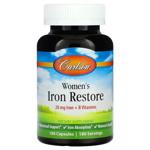 Залізо для жінок Carlson Labs Women's Iron Restore 180 капсул