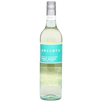 Вино Hesketh Піно Гріджо 0,75л біле сухе 12% (Австралія) - купити, ціни на КОСМОС - фото 1