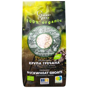 Galeks-Agro Organic Unsteamed Green Buckwheat Groats 400g - buy, prices for WINETIME - photo 3