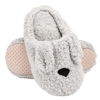 Капці домашні жіночі HS-LUX напiвчешки ANIMALS dog сірий р.38-39 Twins, пара - buy, prices for Ideal - photo 1