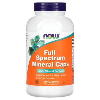 Мультиминералы Now Foods Full Spectrum Minerals 240 капсул - купить, цены на Biotus - фото 1