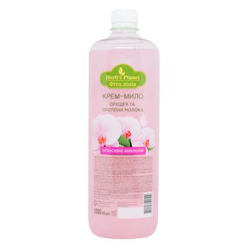 Fito Liniya Intensive Nutrition Orchid and Milk Liquid Proteins Cream Soap 1000ml - buy, prices for Auchan - photo 1