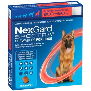 Boehringer Ingelheim NexGard Spectra XL таблетки для собак від 30,1 до 60 кг 1 шт - купить, цены на MasterZoo - фото 1