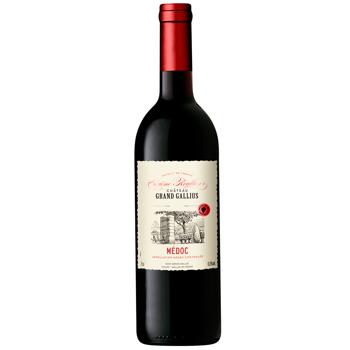 Вино Chateau Medoc Eugene Reulier червоне сухе 13,5% 0,75л