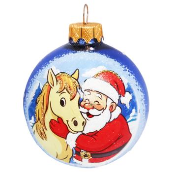 Шар ёлочный АСК Символ года стеклянный с рисунком 6,5см в ассортименте - купить, цены на - фото 7