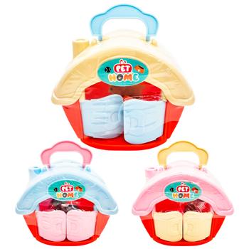 Dog with Carrier and Accessories Play Set