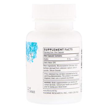 Thorne Research Biotin-8 Biotin 60 capsules - buy, prices for - photo 3