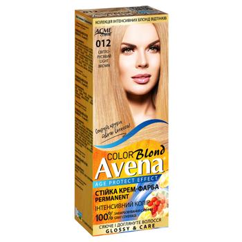 Краска для волос Avena Blond Светло-русый 012 - купить, цены на МегаМаркет - фото 1