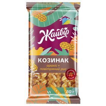 Jaivir Peanut Kozinak with Puffed Rice 60g - buy, prices for NOVUS - photo 1