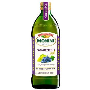 Monini Grape Seed Oil 0.5l - buy, prices for MegaMarket - photo 1