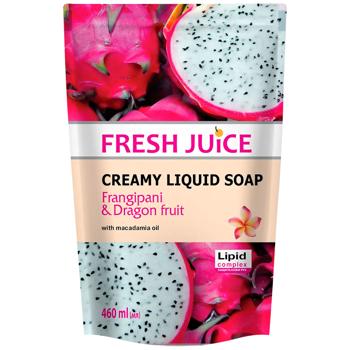 Fresh Juice Frangipani and Dragon Fruit Liquid Cream Soap 460ml - buy, prices for ULTRAMARKET - photo 1