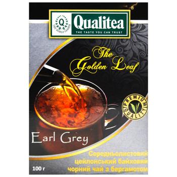 Qualitea Earl Grey Ceylon Black Tea 100g - buy, prices for Auchan - photo 3