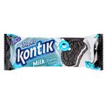 Печиво-сендвіч Konti Super Kontik з начинкою зі смаком молока 76г