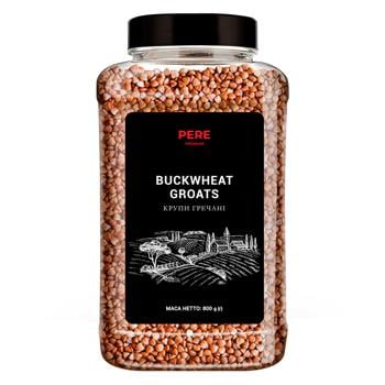 Крупа гречана Pere Grains ядриця 800г - купити, ціни на МегаМаркет - фото 1