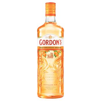 Джин Gordon’s Mediterranean Orange 37,5% 0,75л - купити, ціни на AlcoHub - фото 1