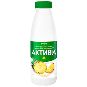 Бифидойогурт Активиа Ананас 1,5% 290г - купить, цены на Восторг - фото 1