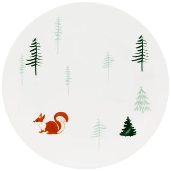 Actuel Christmas Tree Dessert Plate 19cm - buy, prices for Auchan - photo 2