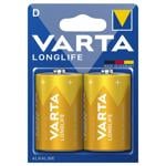 Батарейка Varta Longlife Alkaline D BLI 2шт