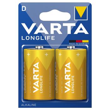 Varta Longlife Alkaline D BLI Battery, 2pcs - buy, prices for METRO - photo 1