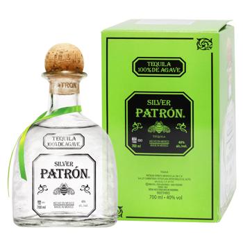 Текила Patron Silver 40% 0,7л