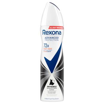 Антиперспірант аерозольний Rexona Невидимий на чорному та білому 150мл - купити, ціни на Ідеал - фото 1