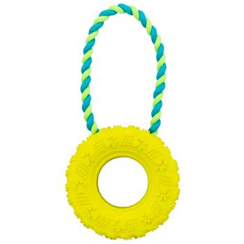 Trixie Tire on Rope Toy for Dogs - buy, prices for MasterZoo - photo 1