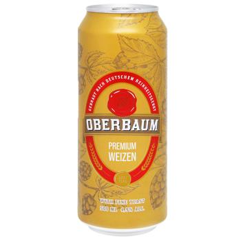 Oberbaum Weizen Beer 4.9% 0.5l - buy, prices for COSMOS - photo 1